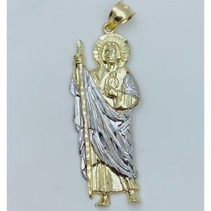10k Gold Pendant San Judas  ❤️ Saint Jude